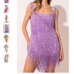 PURPLE SPARKLY DRESS (Perfect for Taylor Swift)